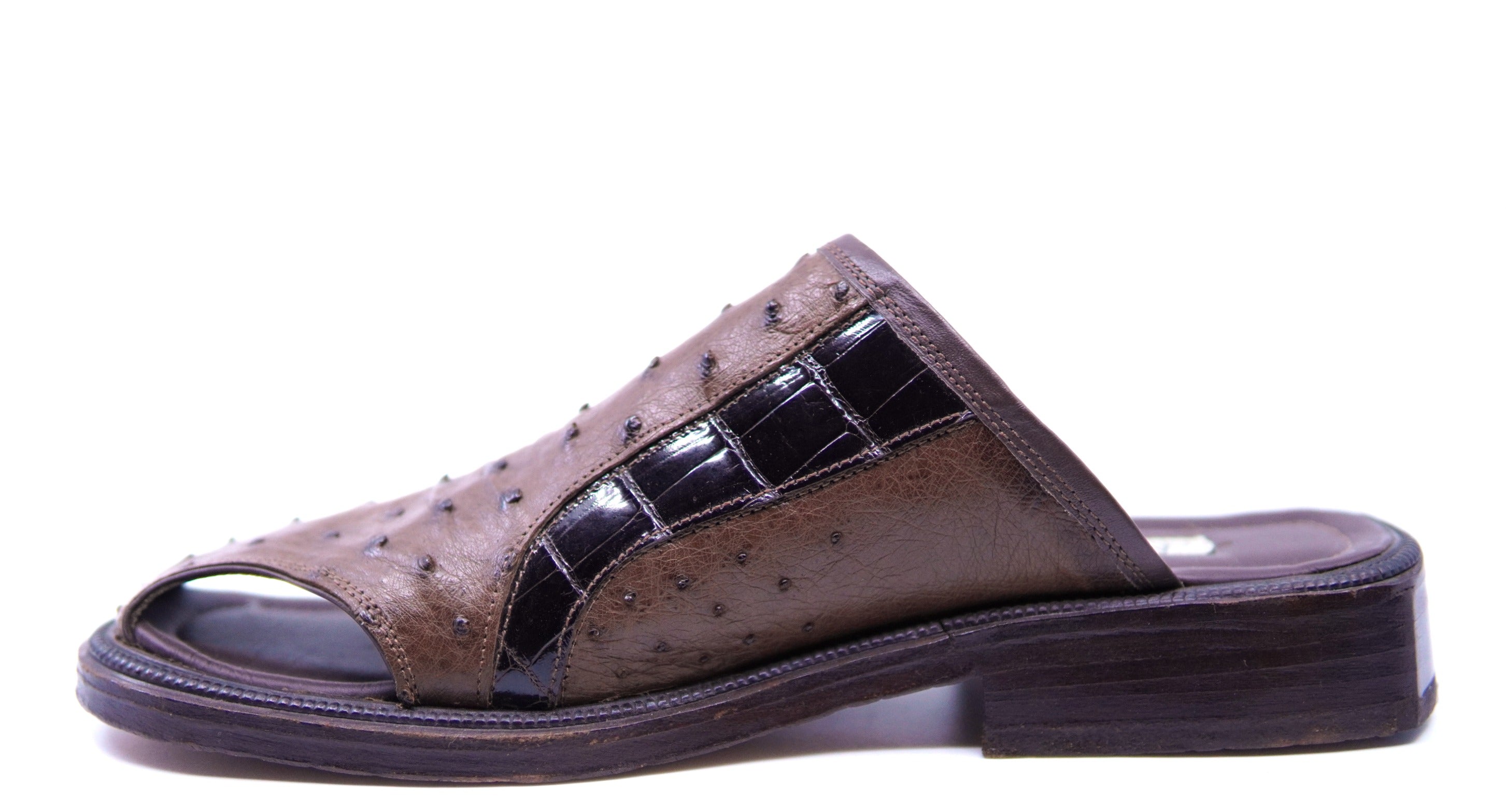 Brown Alligator & Ost Sandal US 10 image 1