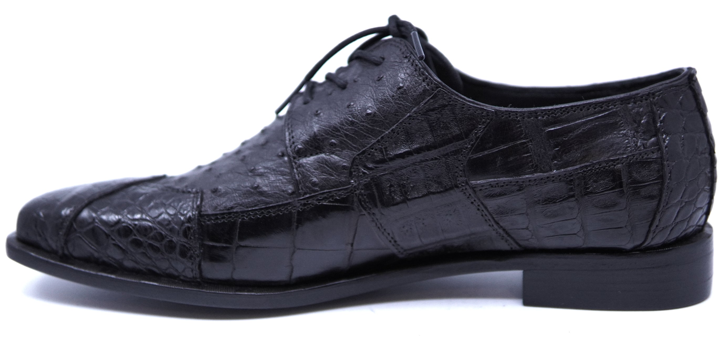 007 Ostrich & Alligator Dress Shoe image 1