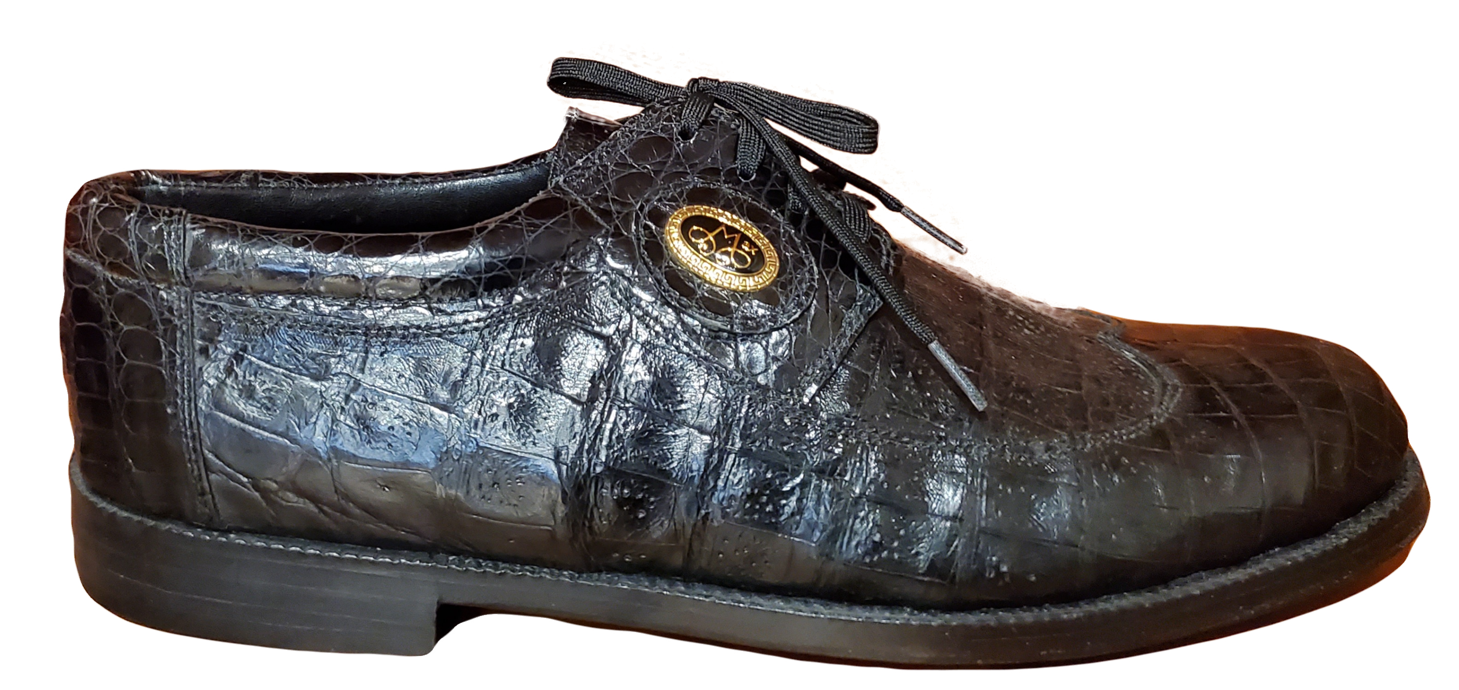 Black Crocodile Golf Shoe US Men's 10 image 0
