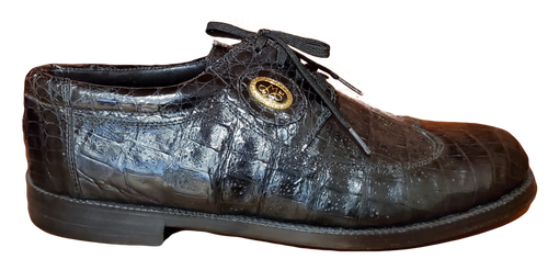 Black Crocodile Golf Shoe US Men's 10 image 0