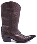 Ostrich & Caiman Tail Pointed Toe Western Boots image 0