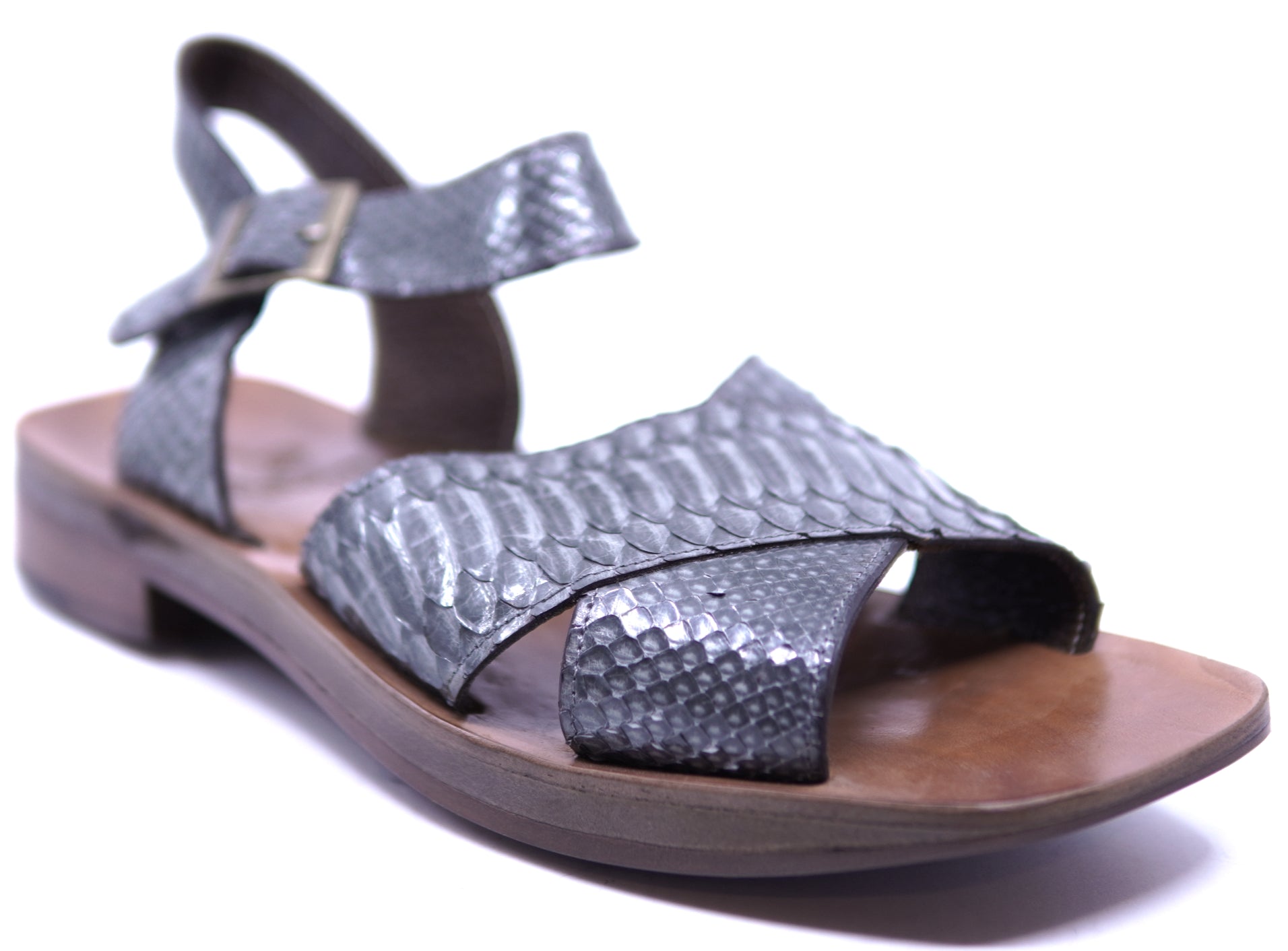 Genuine Unisex Snake Strap Sandals image 2
