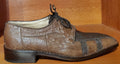 Brown Ostrich & Stingray Dress Shoe US Men's 10.5 image 0