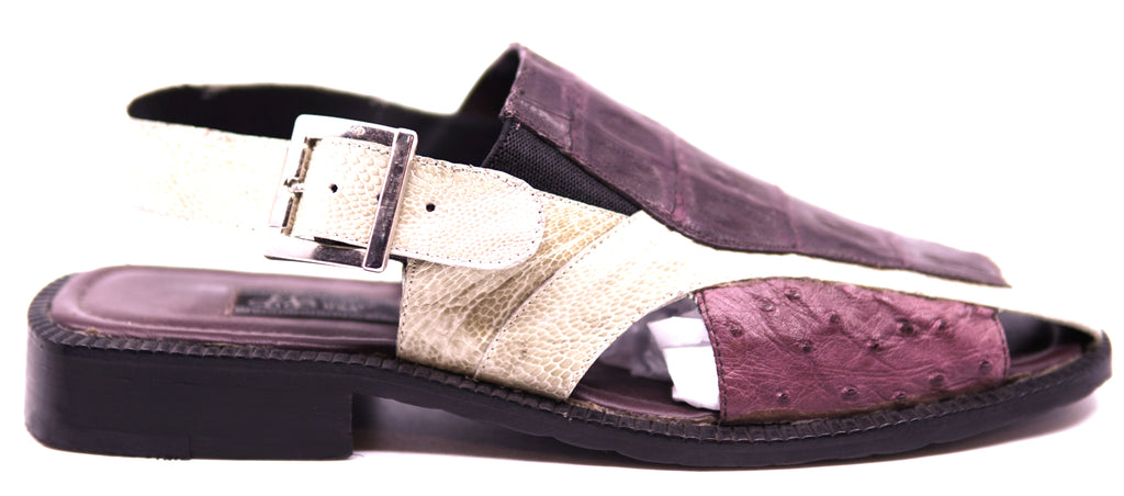 Genuine Alligator & Ostrich Sandals image 0