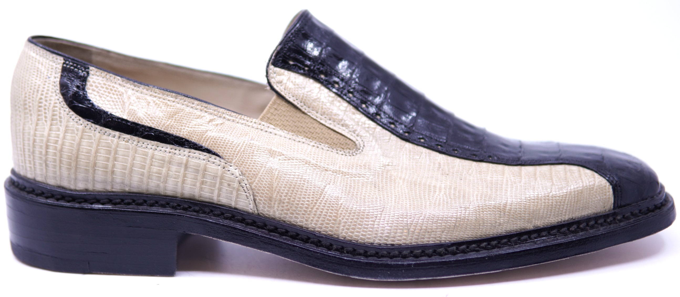 Genuine Lizard & Crocodile Belly Loafer image 0