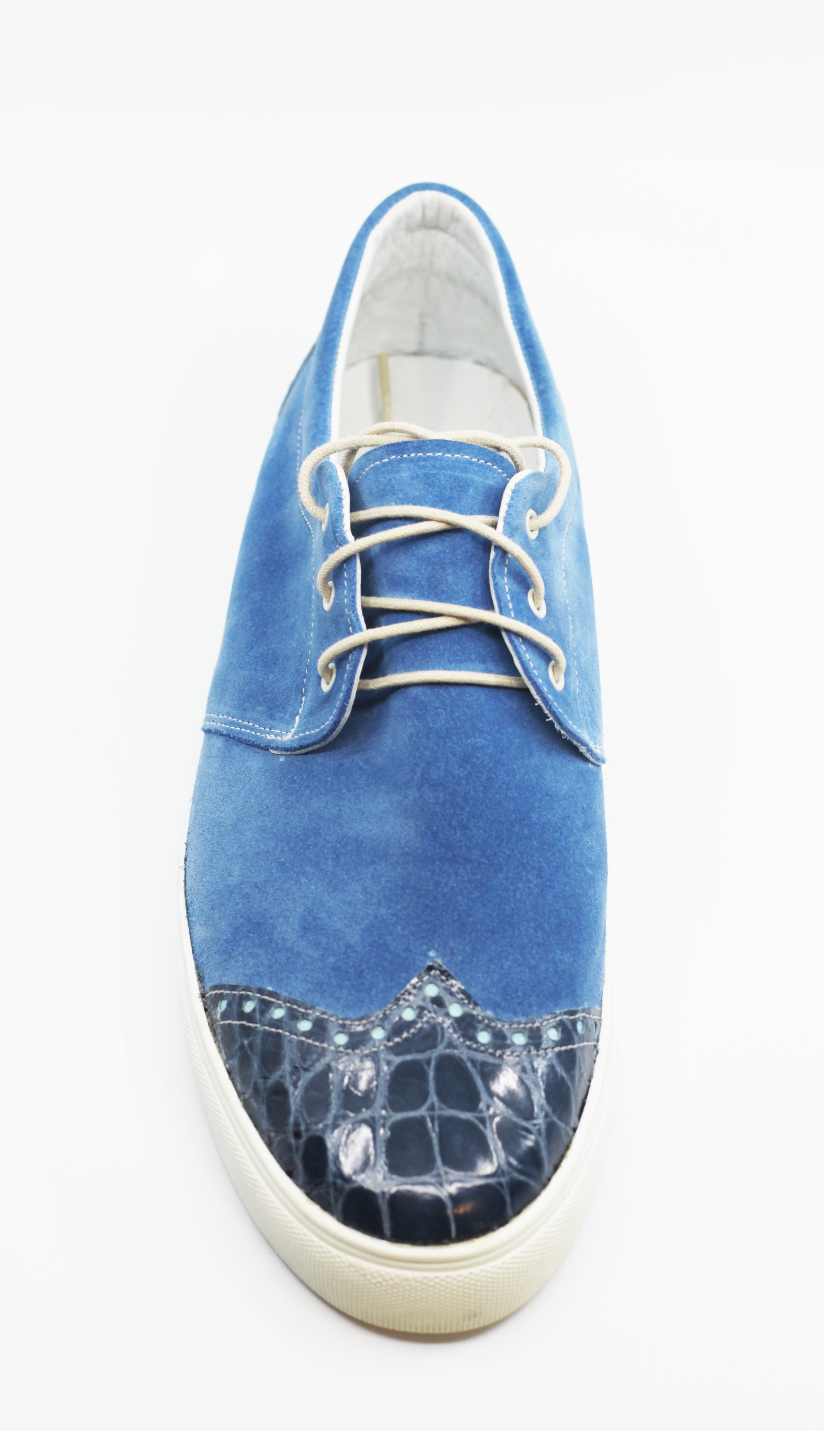 Suede & Alligator Wingtip Sneaker US Men's 12 image 2
