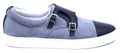 Suede & Leather Monk Strap Sneakers  image 0